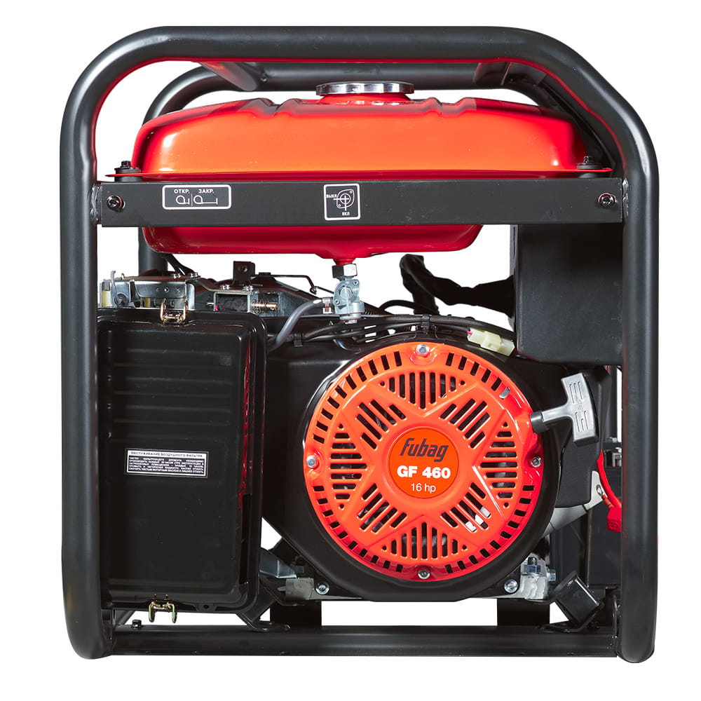 Генератор бензиновый с электростартером и коннектором автоматики Fubag BS 8000 DA ES