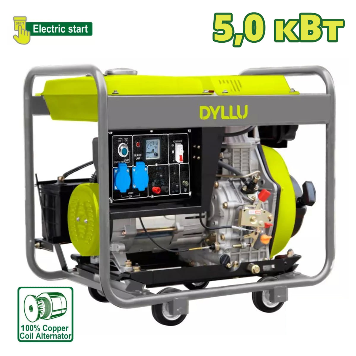 Генератор дизельный DTDG1A50 DYLLU