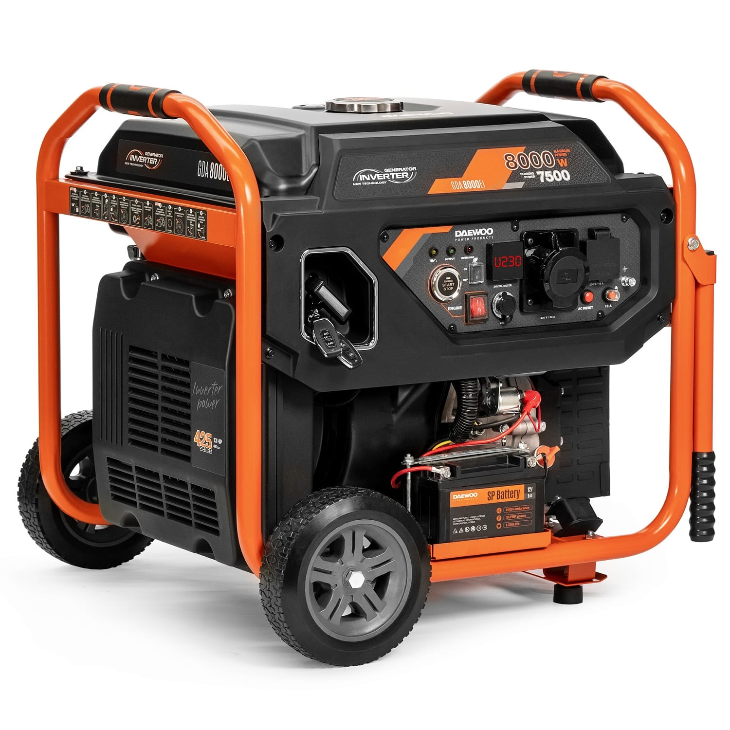 Генератор бензиновый инверторный GDA 8000Ei Daewoo Power