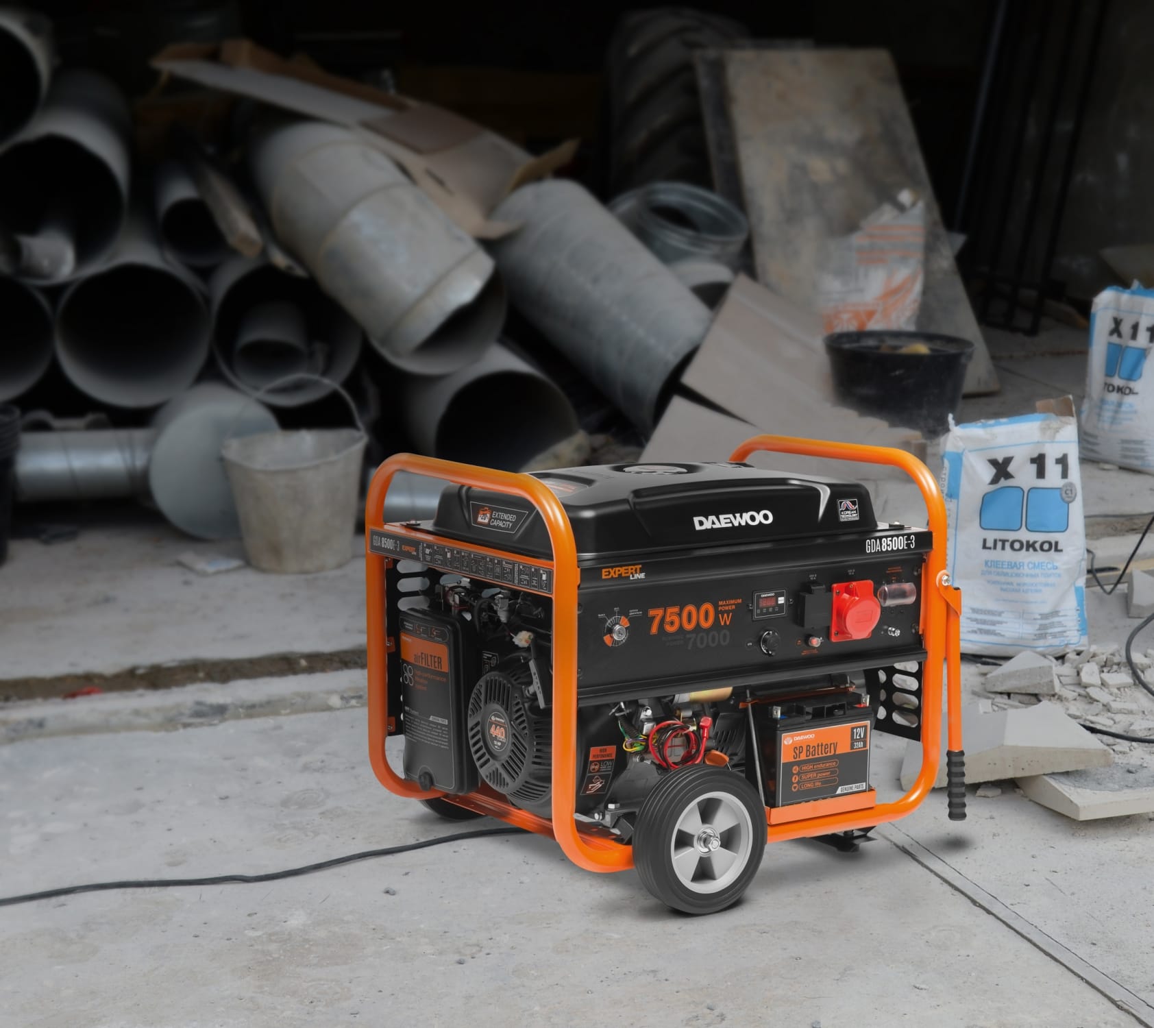 Генератор бензиновый Daewoo Power GDA 8500 E-3