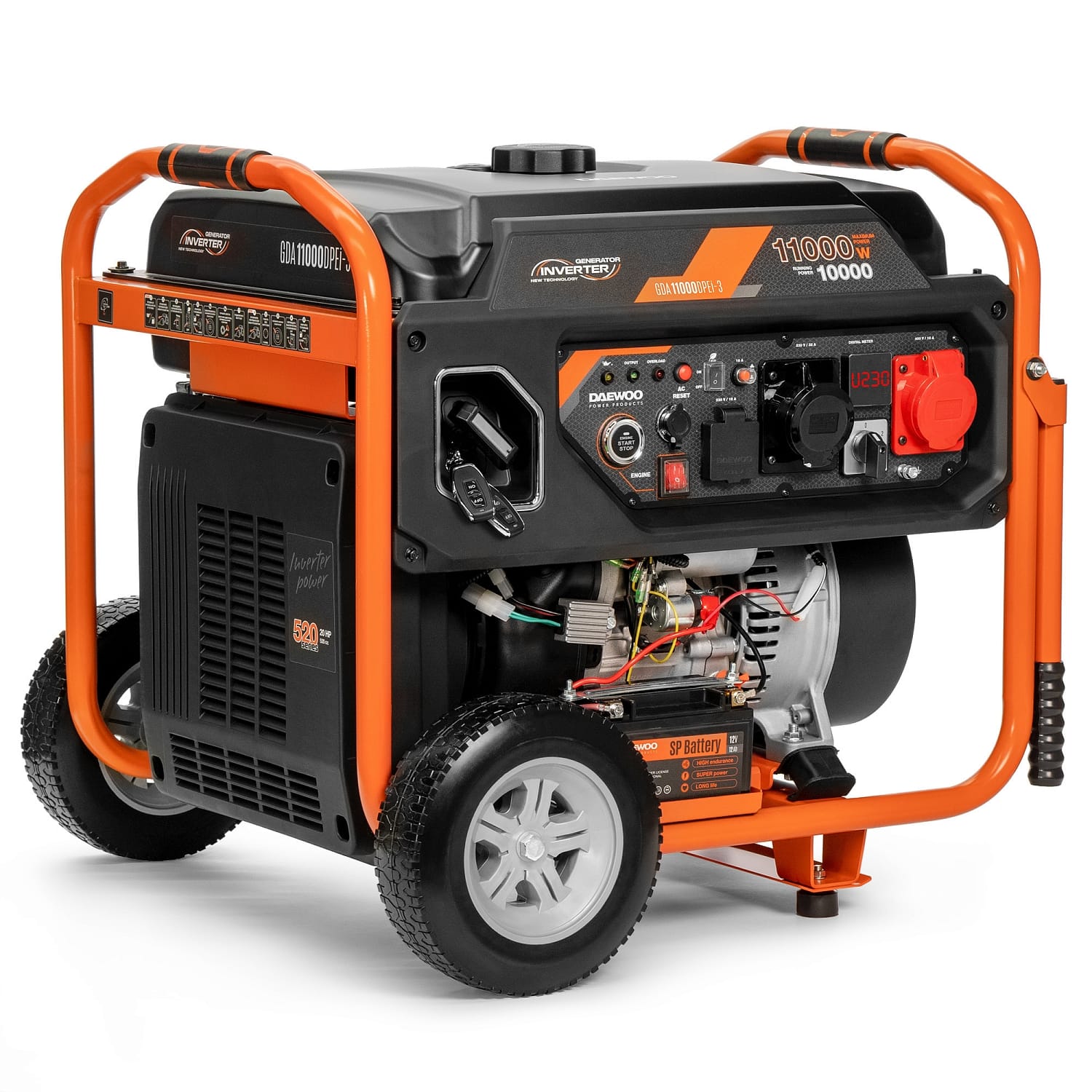 Генератор бензиновый инверторный GDA 11000DPEi-3 Daewoo Power