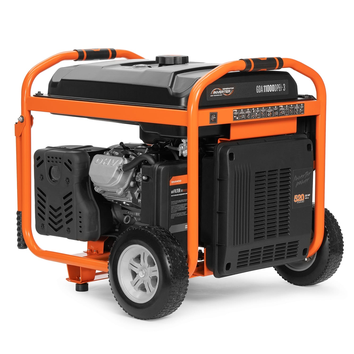 Генератор бензиновый инверторный GDA 11000DPEi-3 Daewoo Power