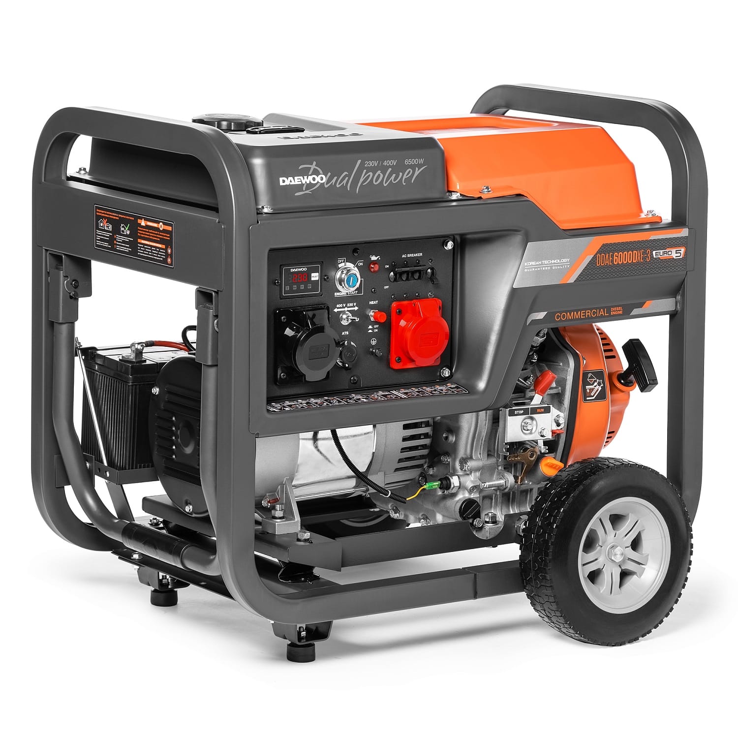 Генератор дизельный Daewoo Power DDAE 6000DXE-3