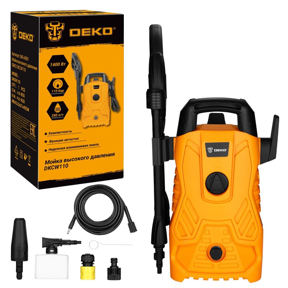 Мойка высокого давления DKCW110 Deko