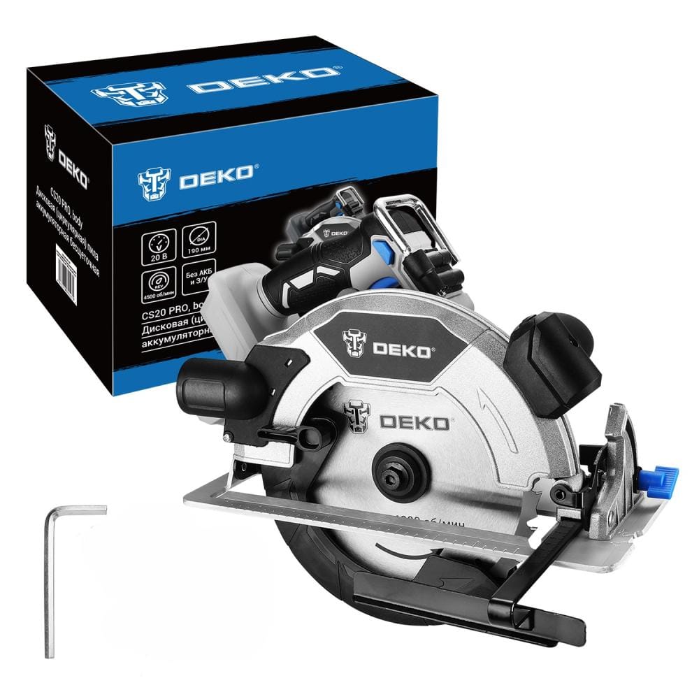 Пила циркулярная аккумуляторная CS20 PRO 084-1156 Deko