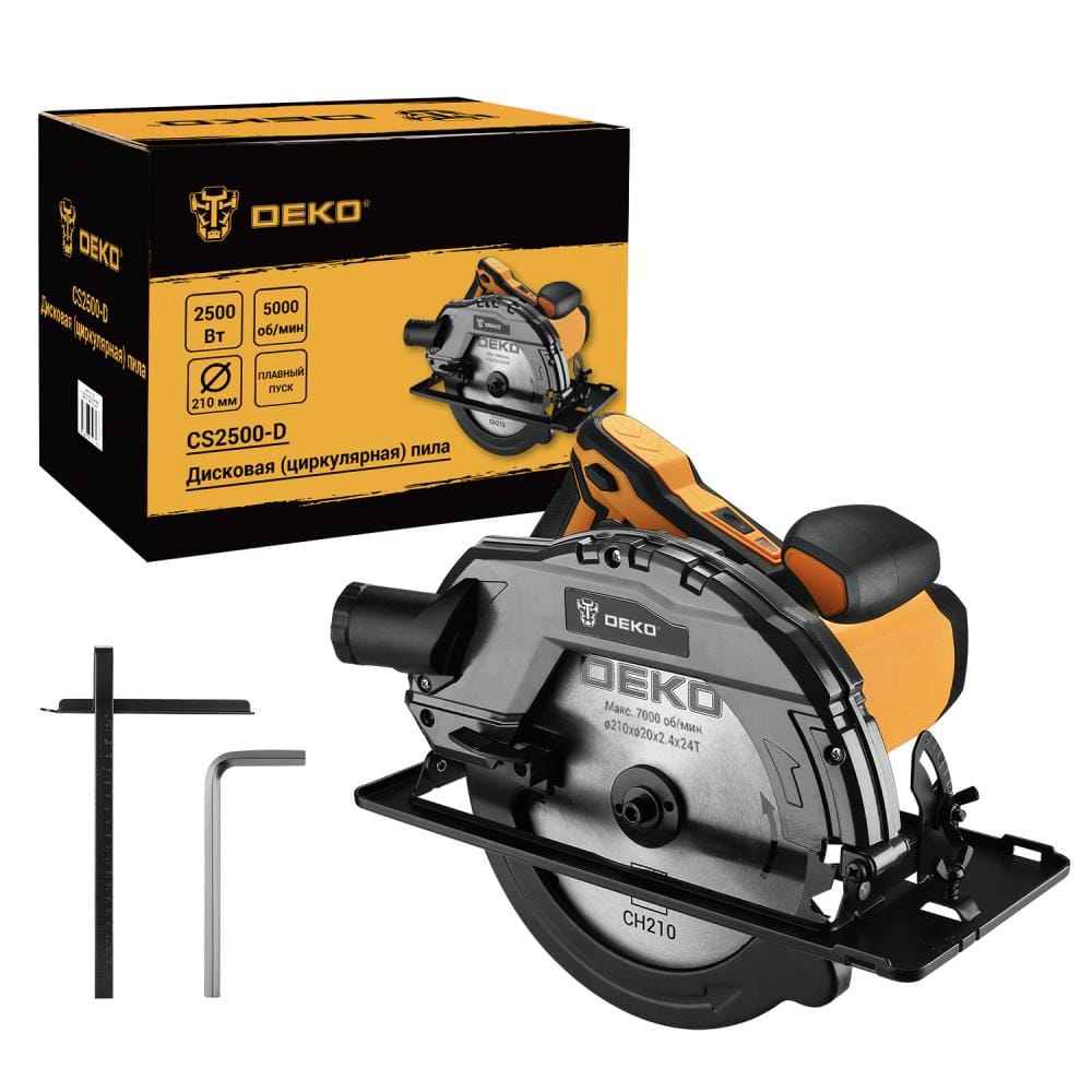 Пила циркулярная CS2500-D Deko