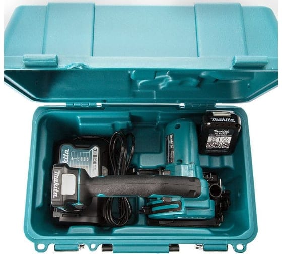 Аккум. циркулярная пила в чем. (10.8 В, 2 акк., 2.0 А/ч, Li-Ion, 85х15 мм, до 26 мм) MAKITA HS 301 DWAE