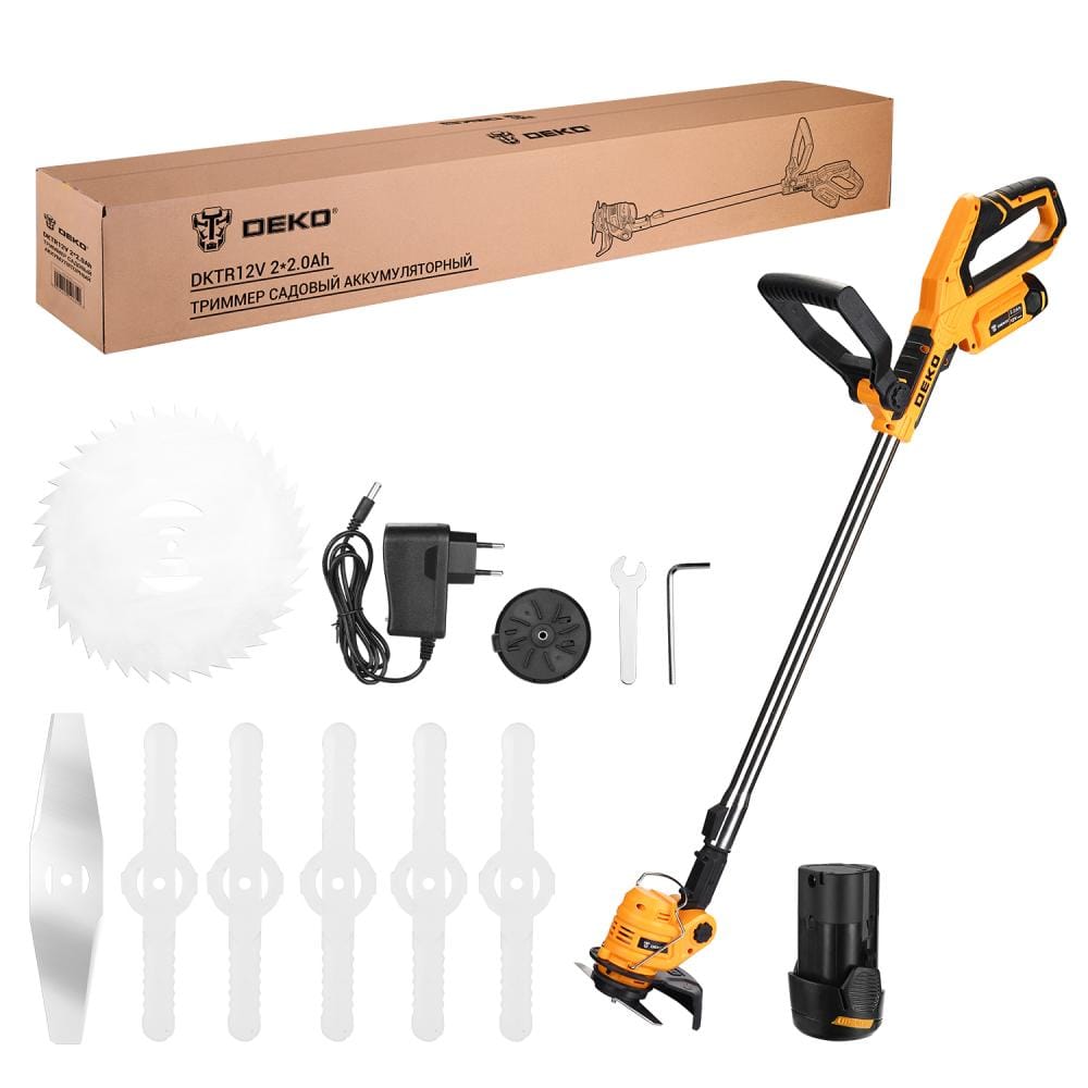 Триммер аккумуляторный DKTR12V Deko