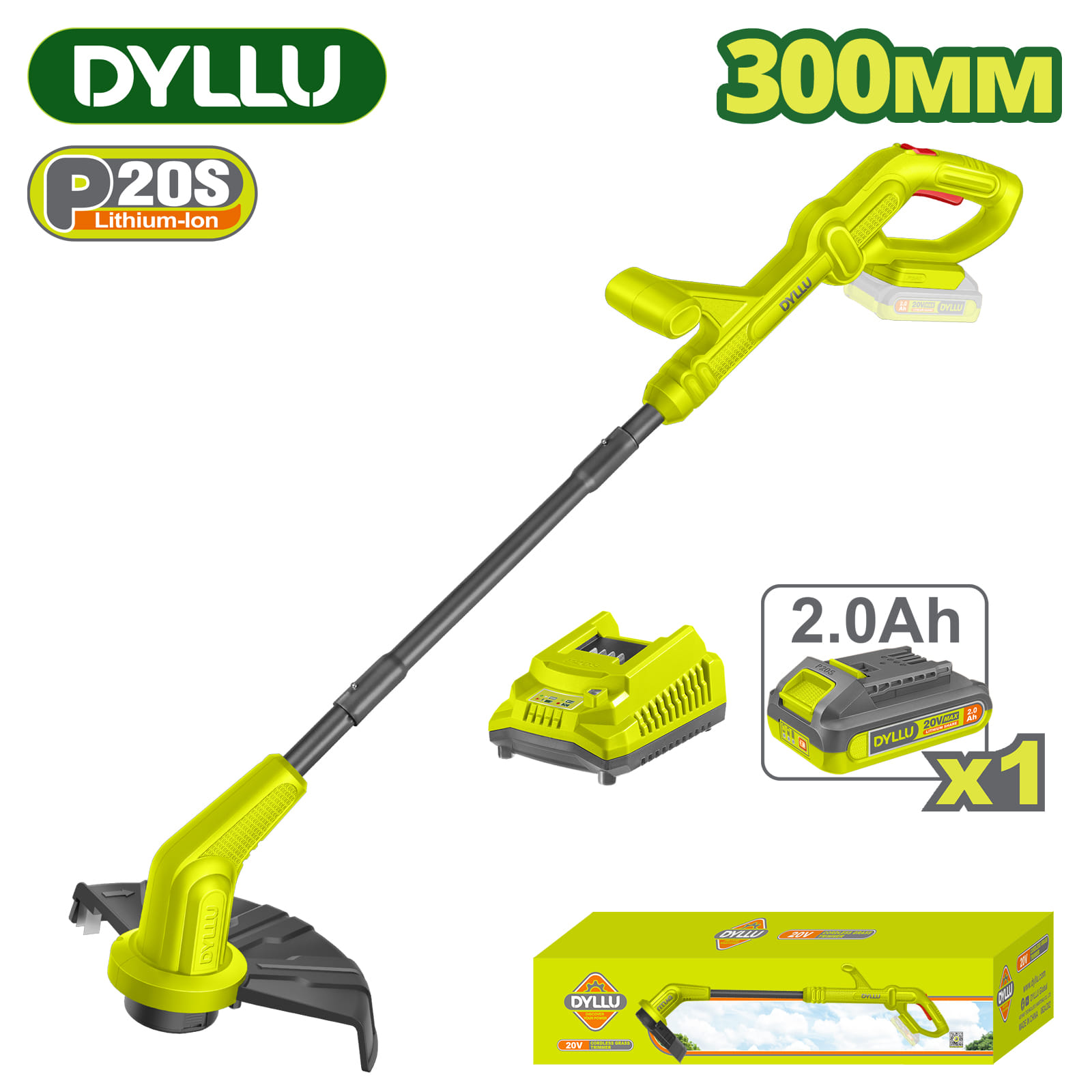 Триммер аккумуляторный DTGTP535 DYLLU