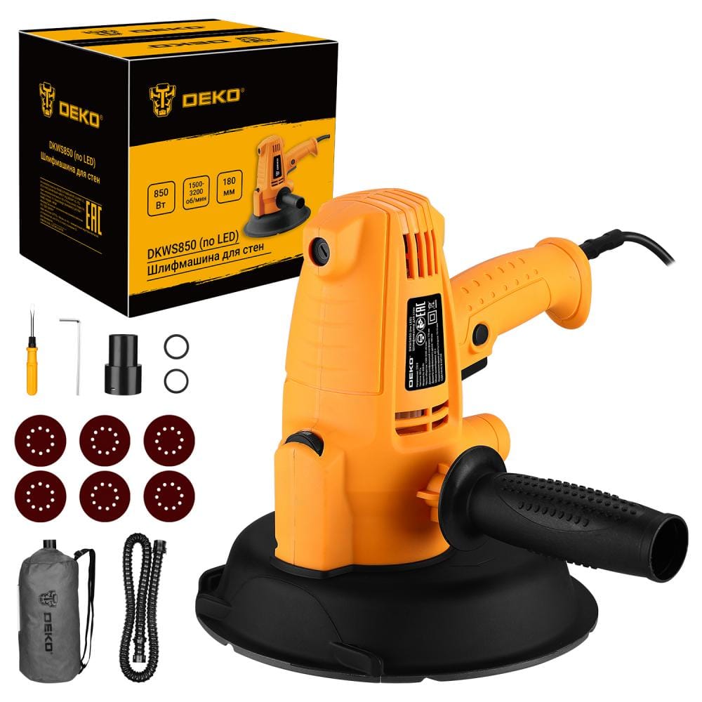 Шлифмашина для стен DKWS850 Deko