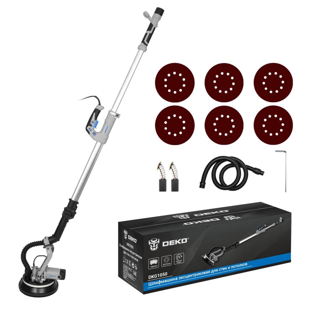 Шлифмашина для стен и потолков DKG1050 Deko