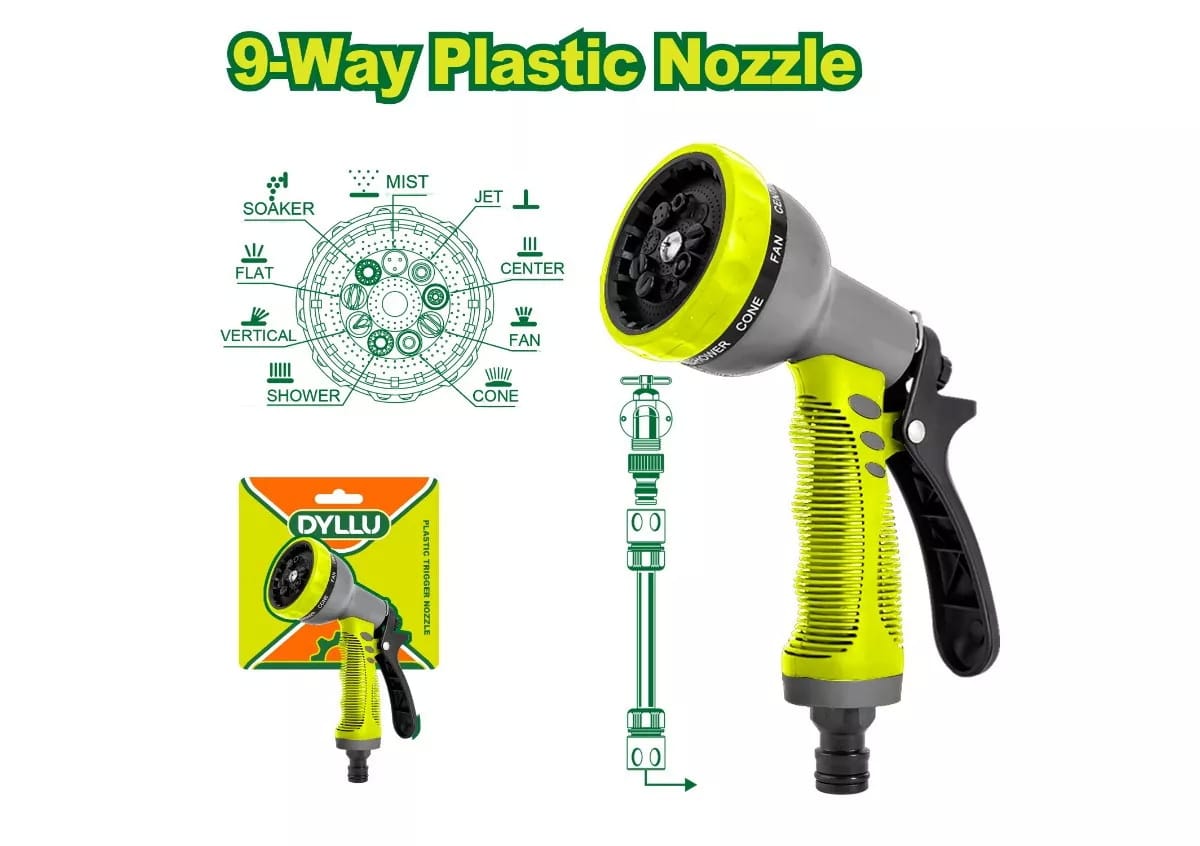 Пистолет-распылитель 9-позиционный DTNE9E34 DYLLU