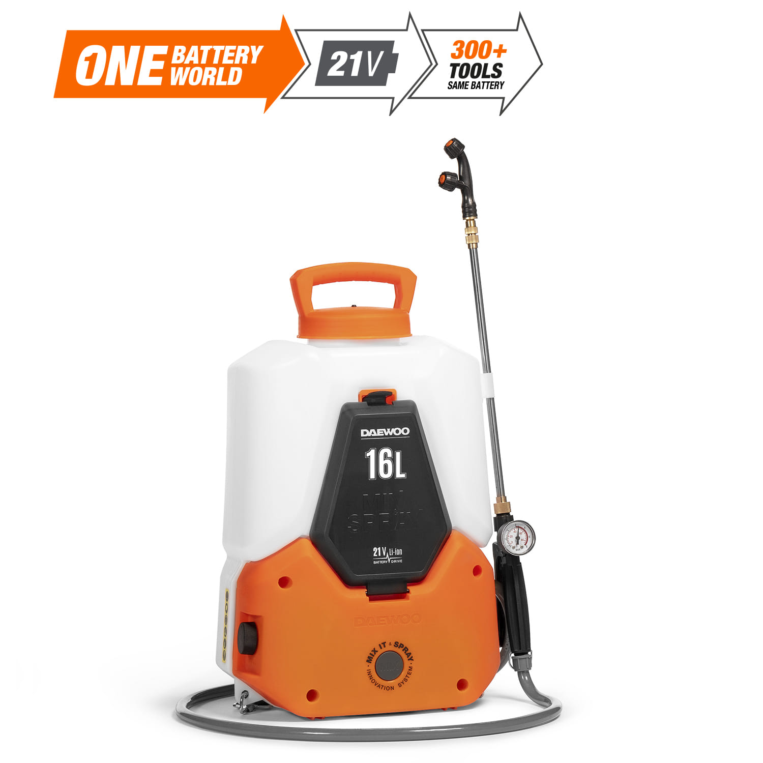 Опрыскиватель аккумуляторный DSA 1621LI SET Daewoo Power