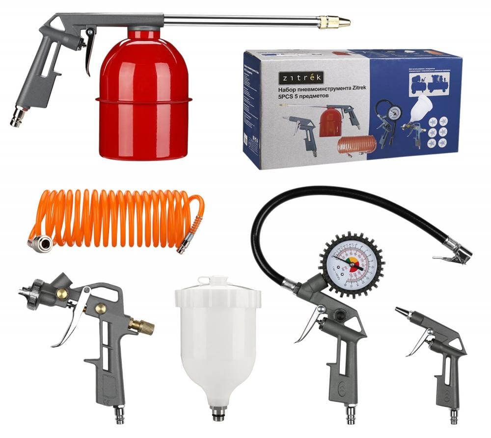 Набор пневмоинструмента 5PCS SET 5 Zitrek