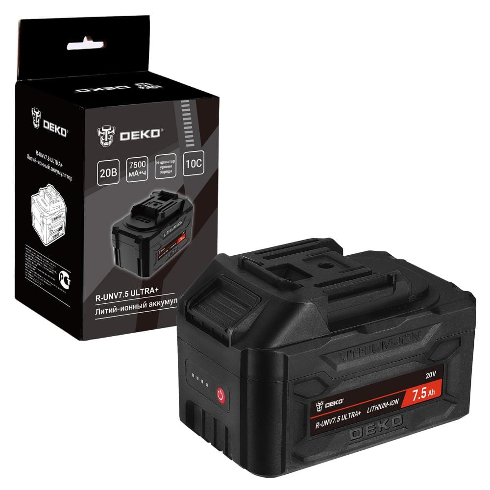 Аккумулятор Deko R-UNV7.5 ULTRA +