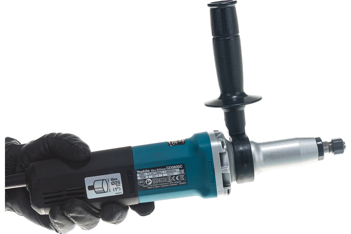 Прямая шлифмашина в кор. MAKITA GD 0800 C