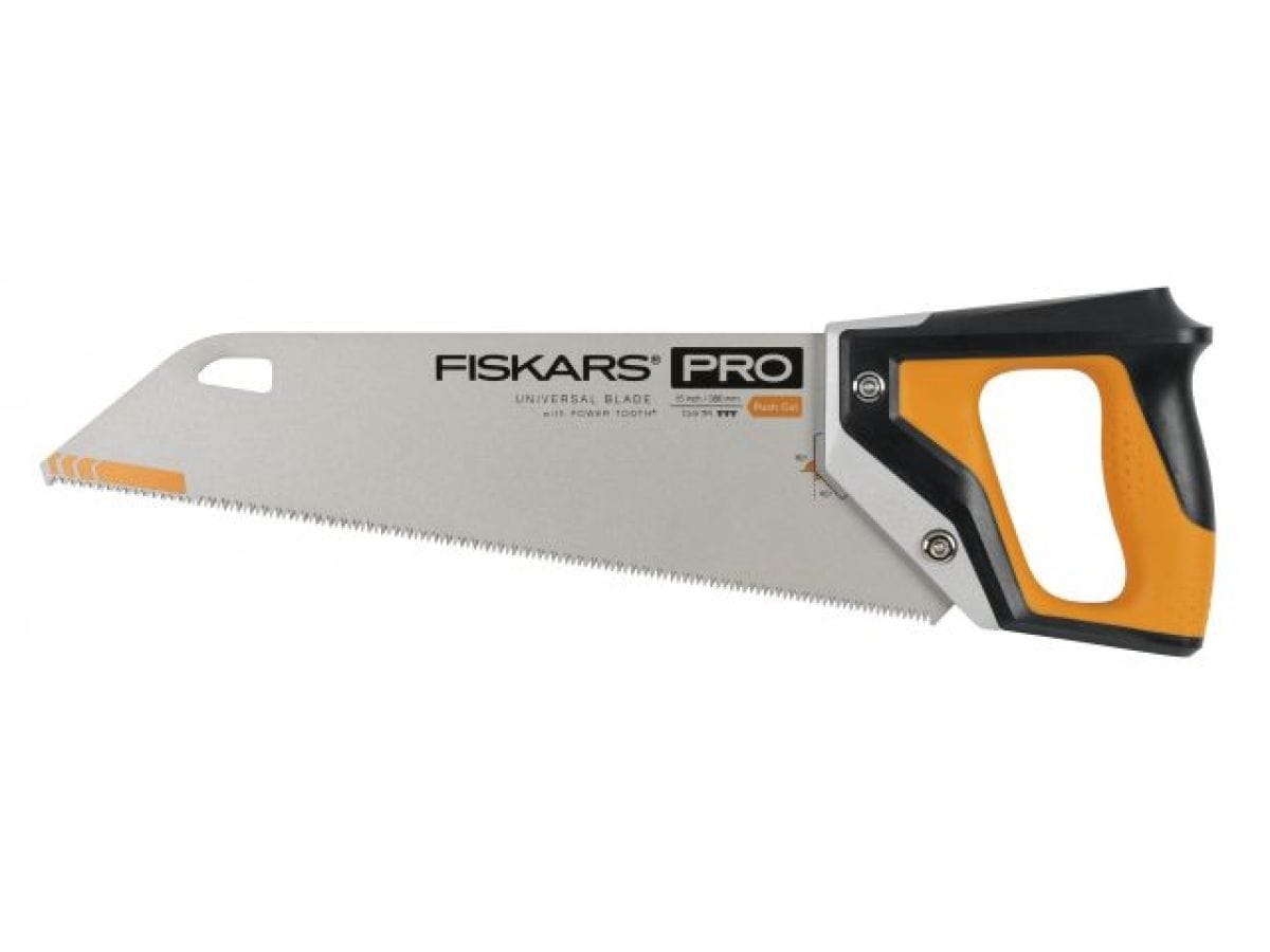 Ножовка по дереву 380мм 9 зубьев на дюйм FISKARS PowerTooth