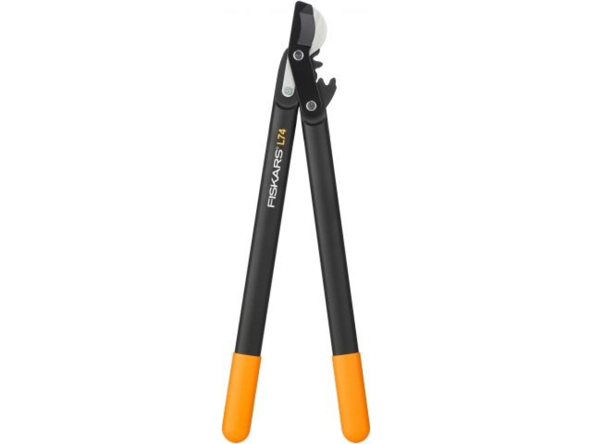 Сучкорез плоскостной с загнутыми лезвиями средний FISKARS L74 PowerGear