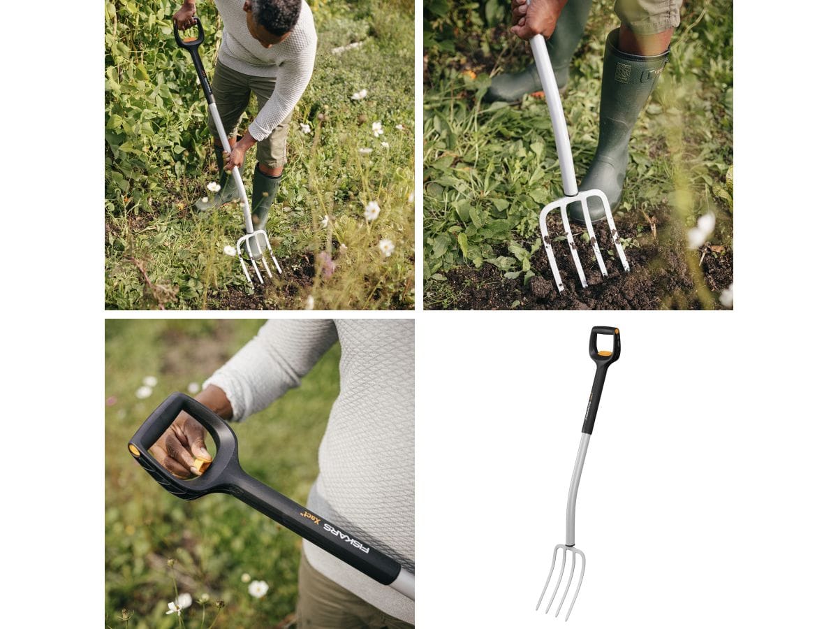 Вилы садовые телескопические FISKARS SmartFit