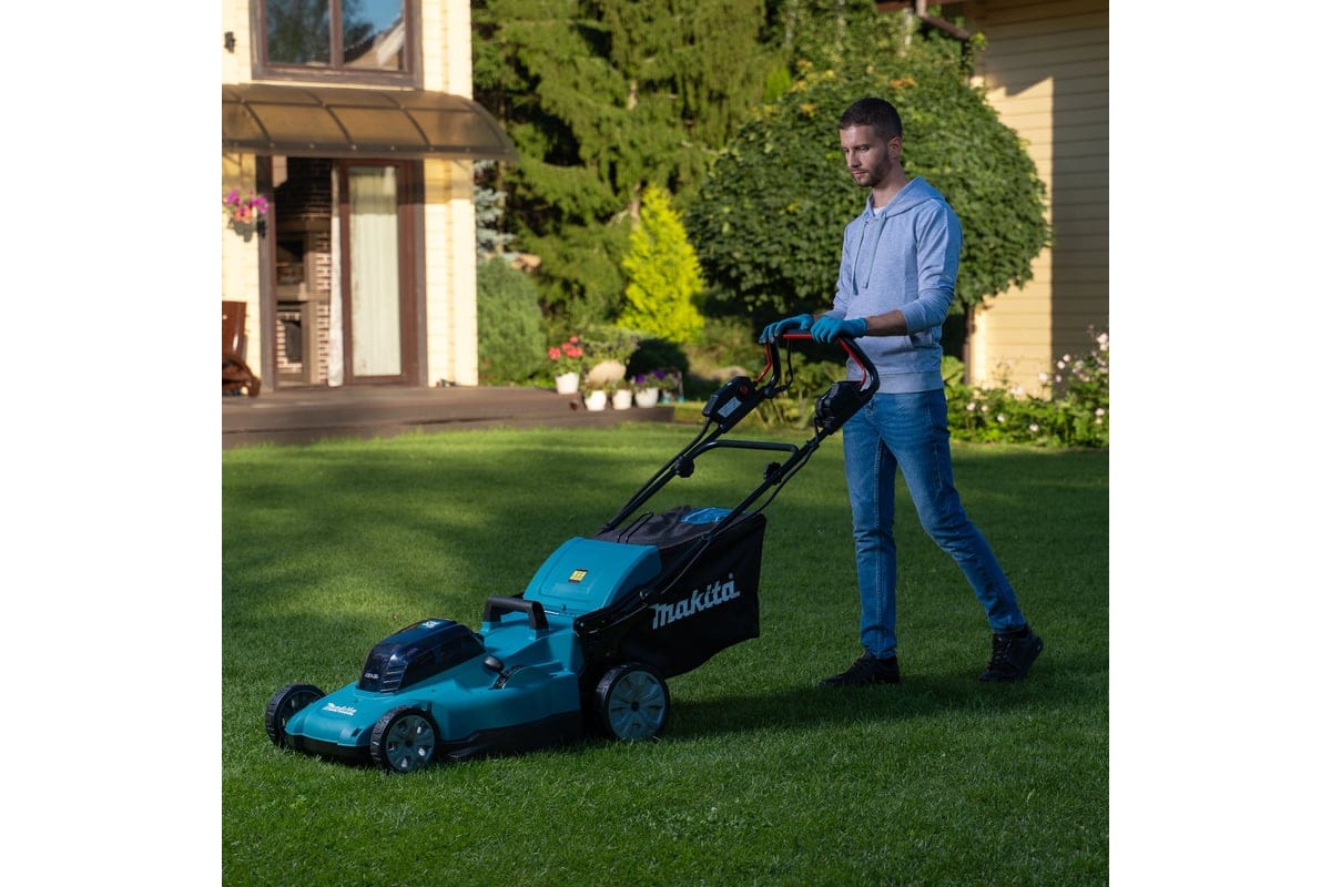 Газонокосилка аккумуляторная MAKITA LXT DLM480CT2