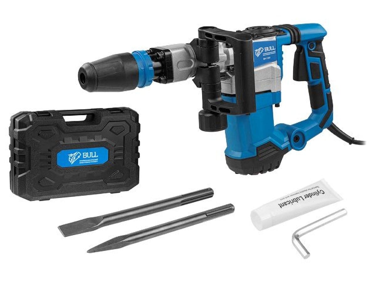 Отбойный молоток 1200 Вт, 12 Дж, SDS-max, 4000 уд/мин BULL SH 1101