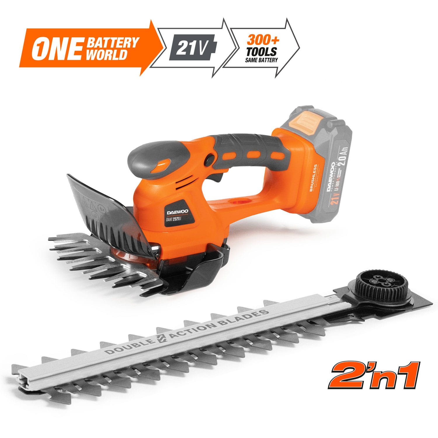 Ножницы-кусторез аккумуляторные DAHT 2521Li Daewoo Power