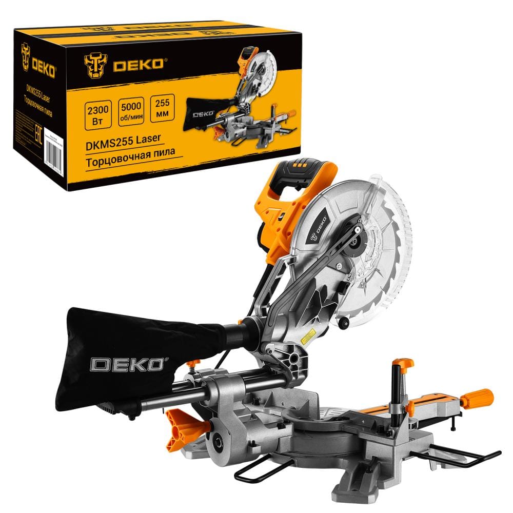 Торцовочная пила DKMS255 Laser Deko
