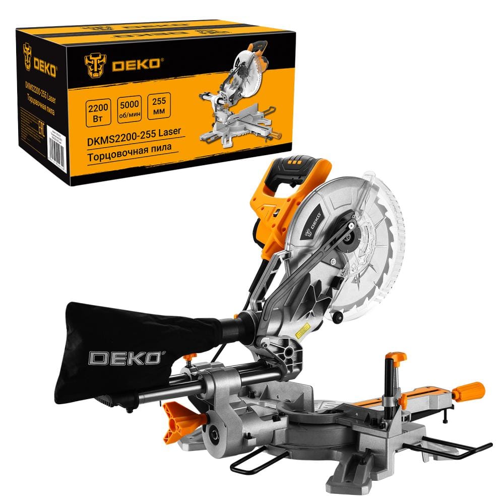 Пила торцовочная DKMS2200-255 Laser Deko