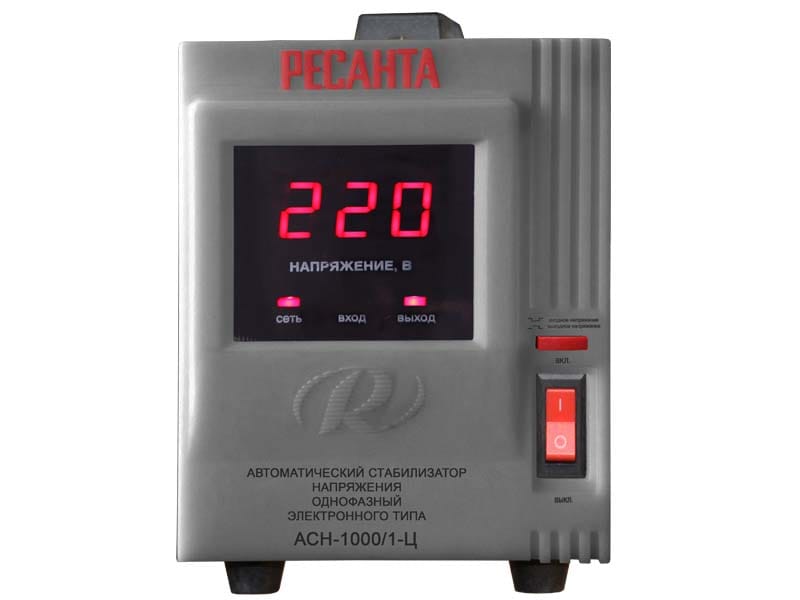 Стабилизатор напряжения напольный АСН-1000/1-Ц РЕСАНТА