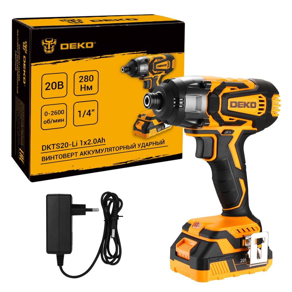 Винтоверт аккумуляторный DKTS20-Li Deko