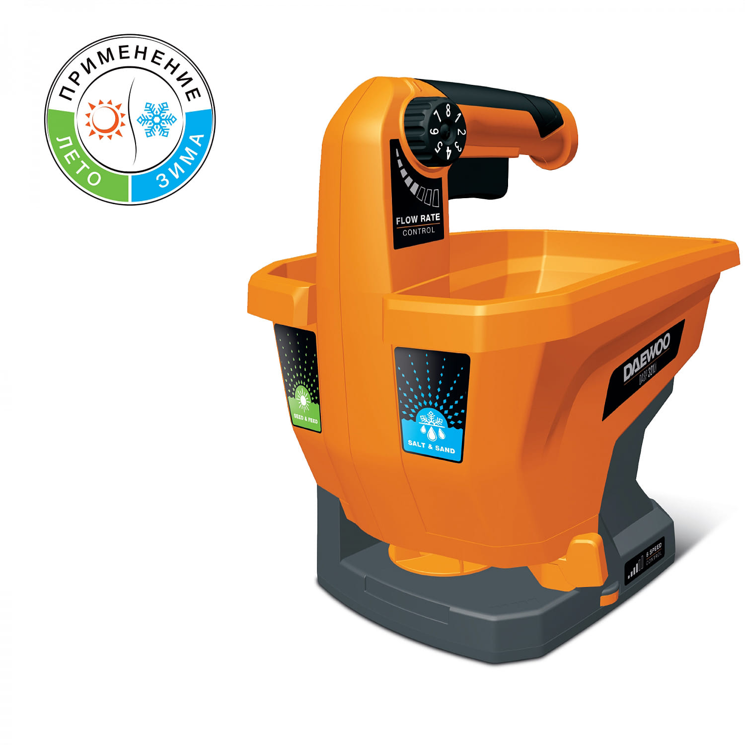 Сеялка-разбрасыватель аккумуляторная DASP 321Li Daewoo Power