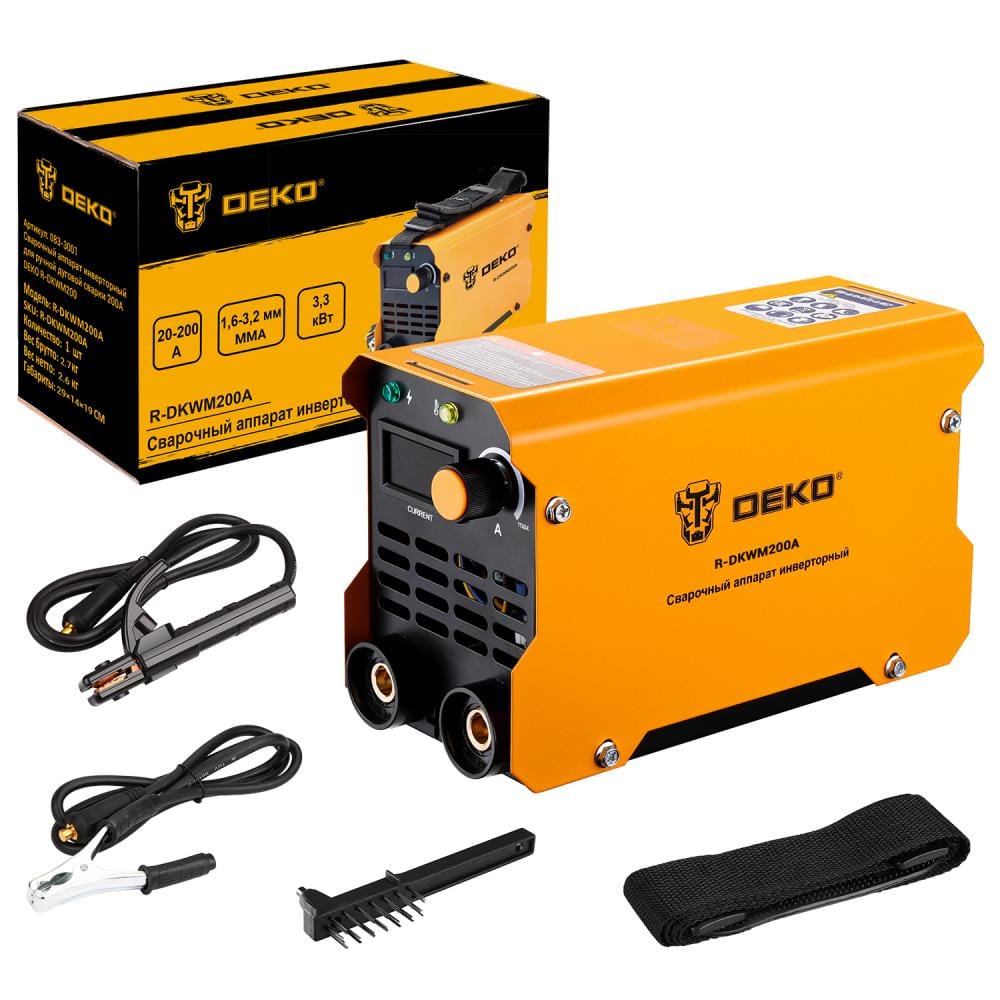 Инвертор сварочный R-DKWM200 Deko