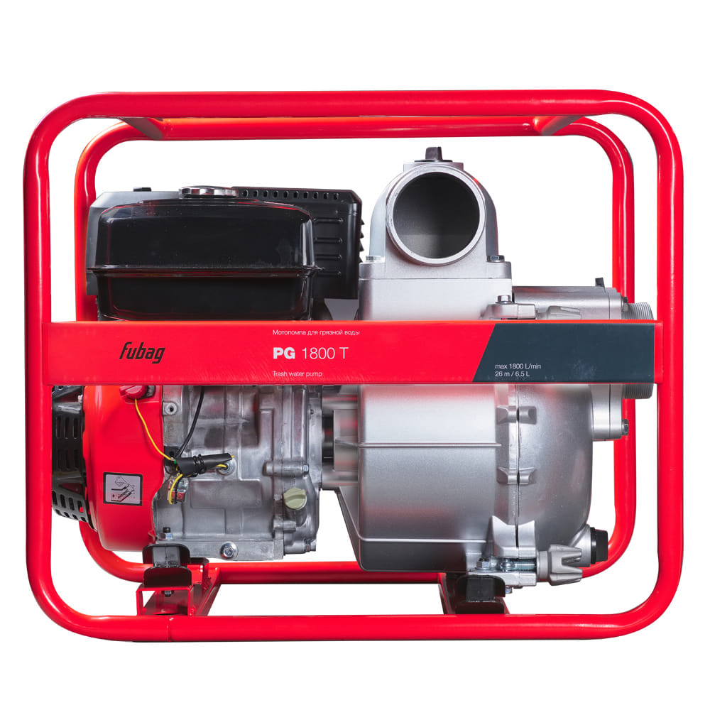 Мотопомпа для сильнозагрязненной воды PG 1800 T Fubag