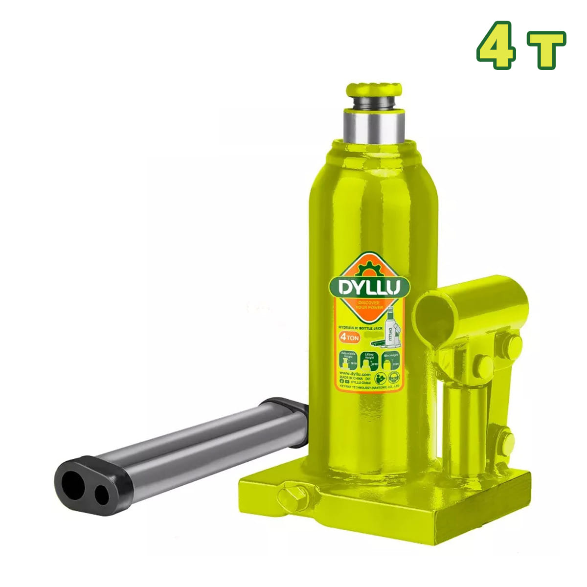 Домкрат гидравлический бутылочный 4 т DTHJ1504 DYLLU