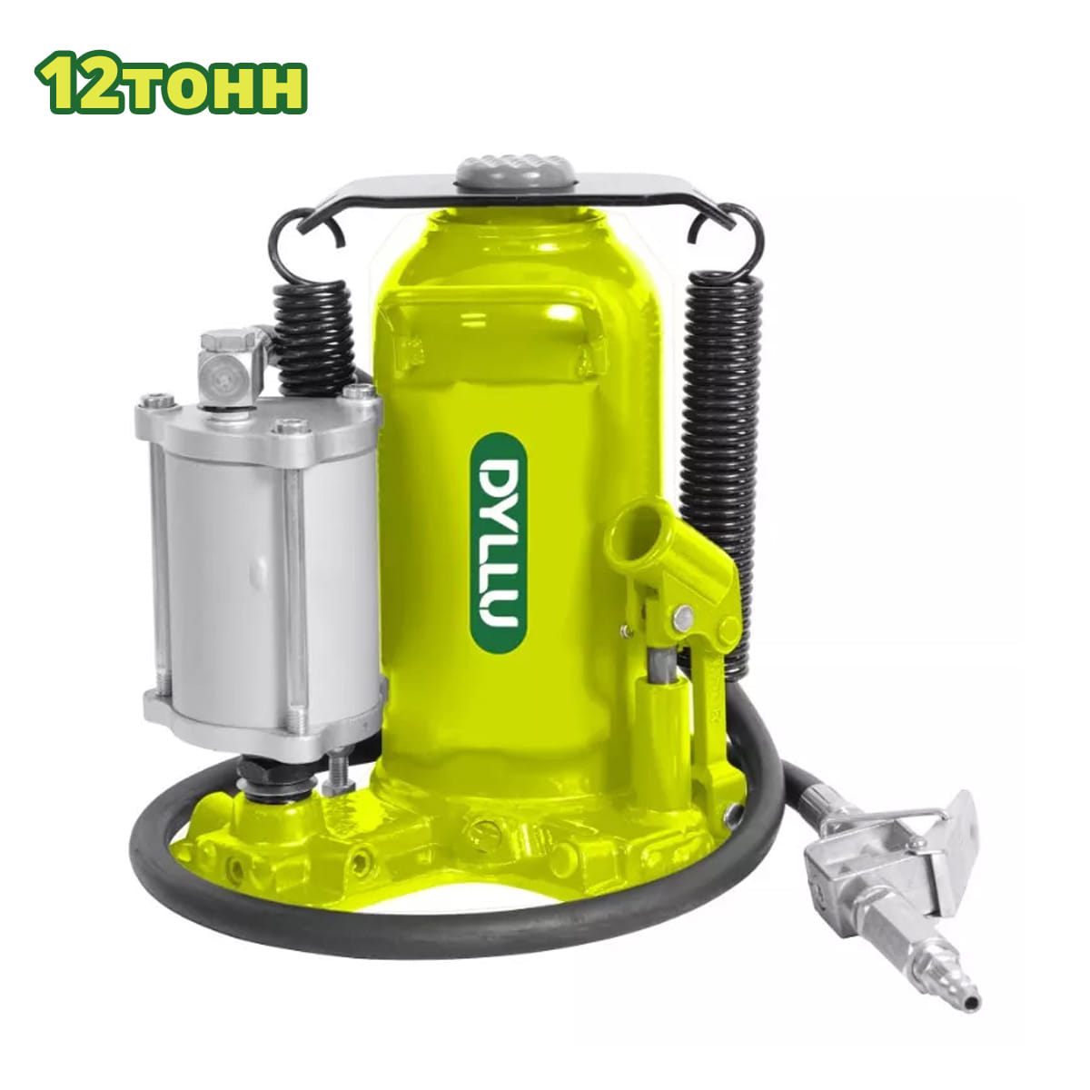 Пневматический гидравлический бутылочный домкрат DTHJ6512 DYLLU