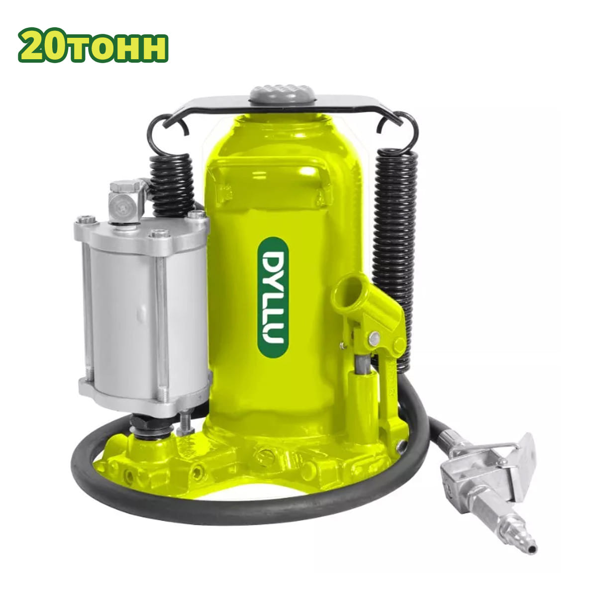 Пневматический гидравлический бутылочный домкрат DTHJ6520 DYLLU