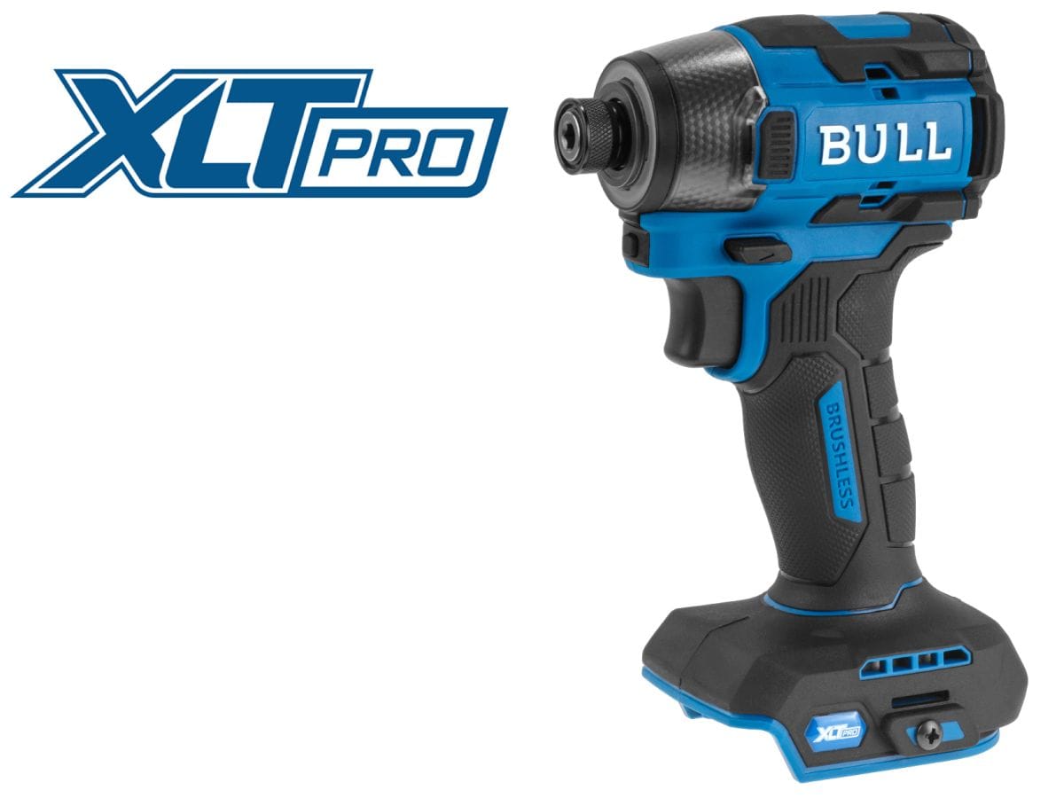 Аккум. ударный гайковерт/винтоверт в кор. XLTpro, SOLO, БЕСЩЕТ., 18 В, 220 Н*м (LED 360°, 8 режимов работы, память режима, защита от перегрузки/перегрева) BULL CID 2218