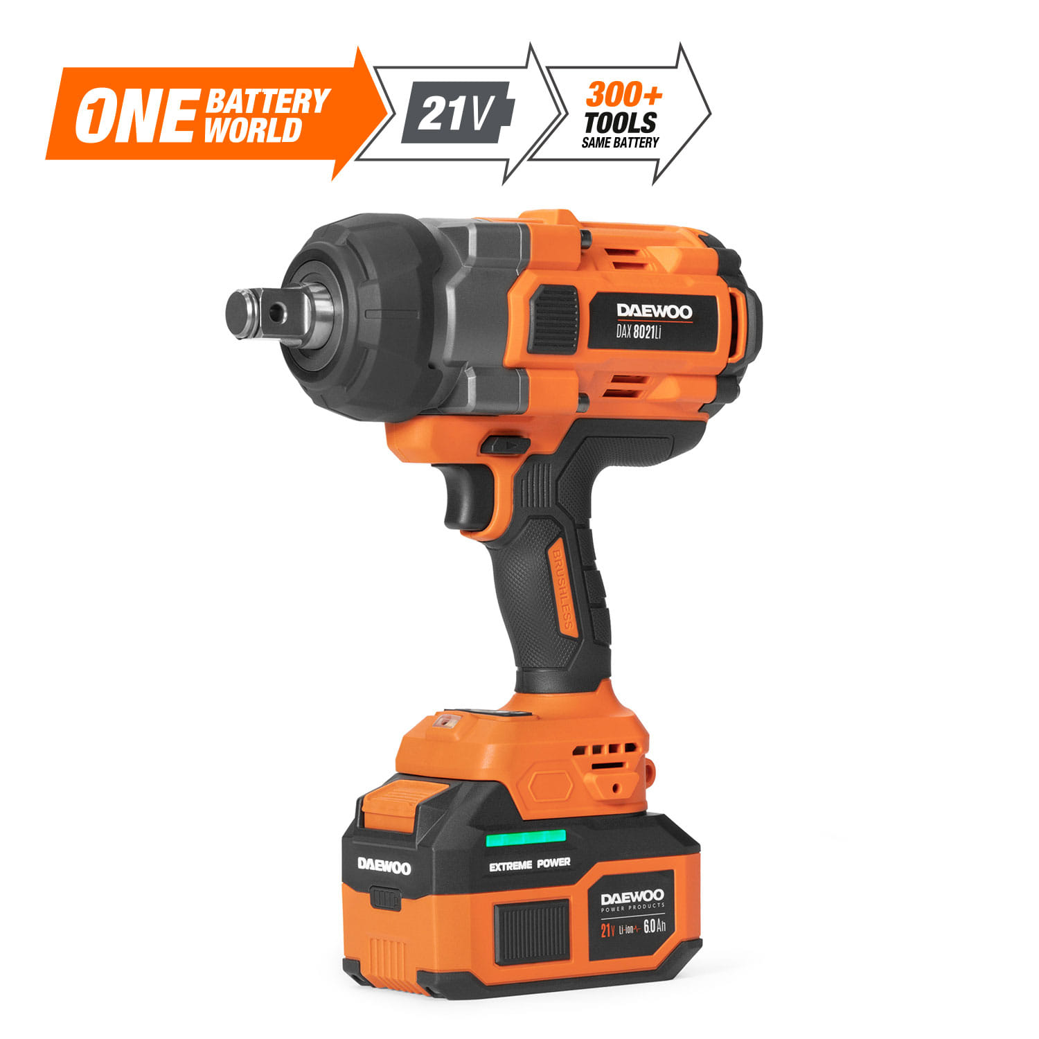 Гайковерт аккумуляторный DAX 8021Li SET Daewoo Power