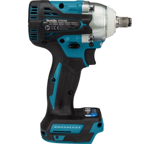 Аккум. ударный гайковерт MAKPAC (18.0 В, 1 акк., 3.0 А/ч Li-Ion, посадочн. квадрат 1/2 ", 330 Нм) MAKITA LXT DTW300SF1J