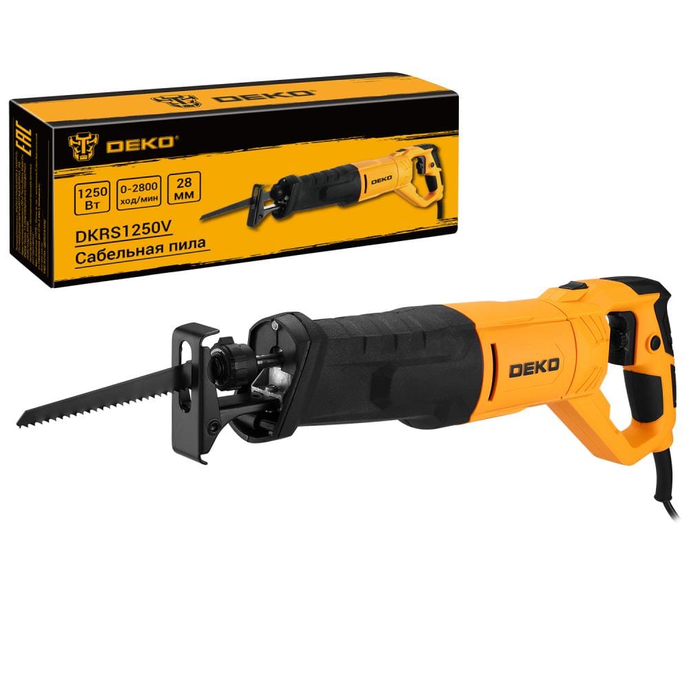 Пила сабельная DKRS1250V Deko