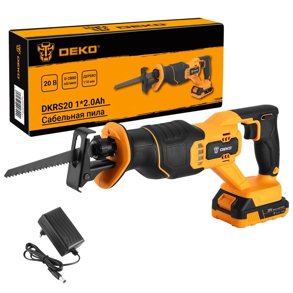 Пила сабельная аккумуляторная DKRS20 063-4206 Deko