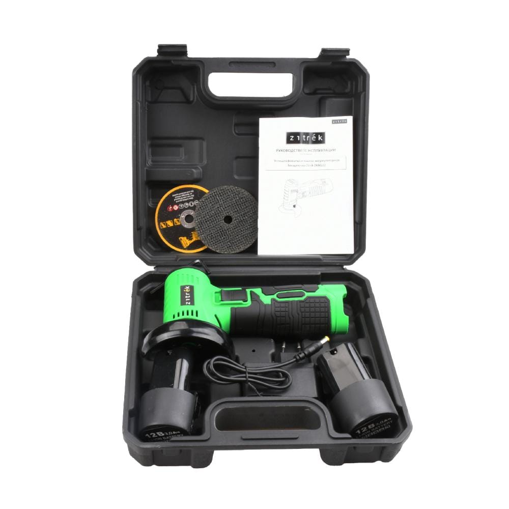 Углошлифмашина аккумуляторная ZKAG12 Zitrek