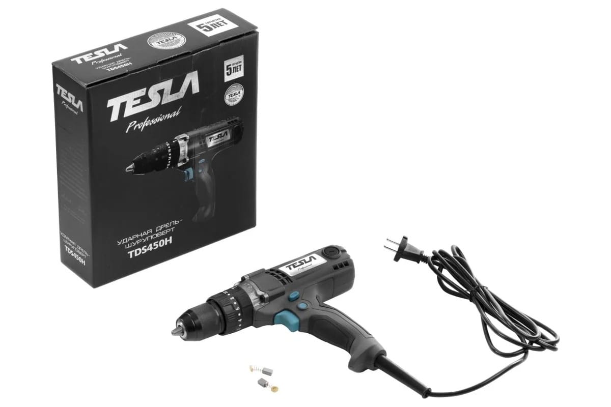 Шуруповерт сетевой ударный Tesla TDS450H