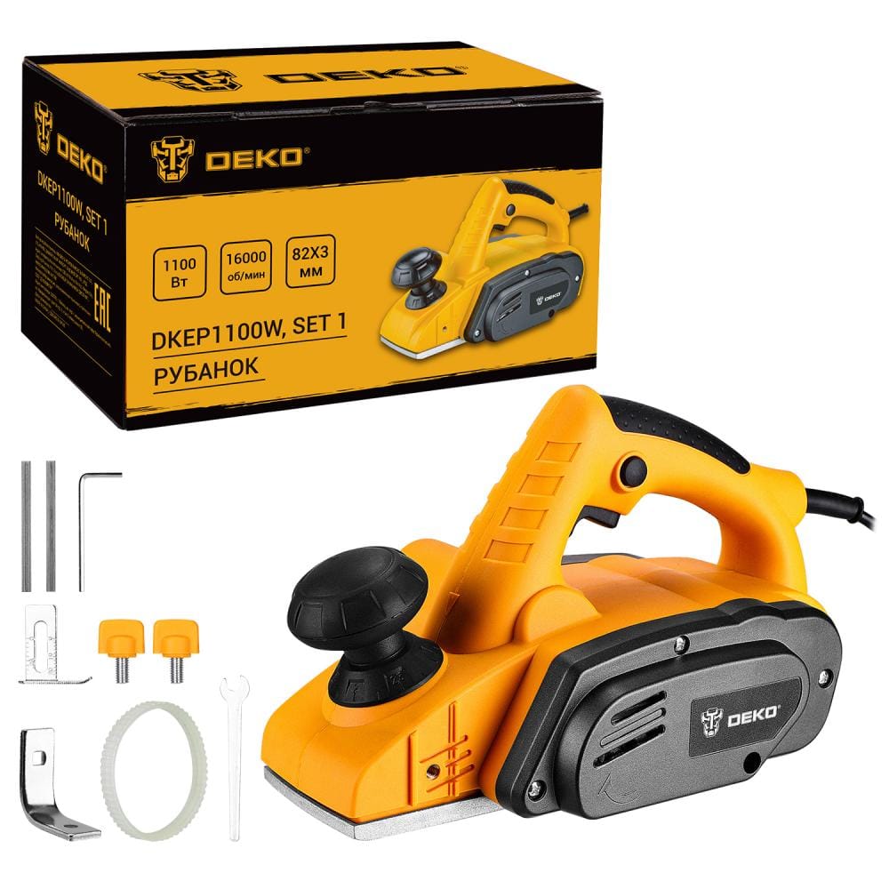 Рубанок DKEP1100W SET1 Deko
