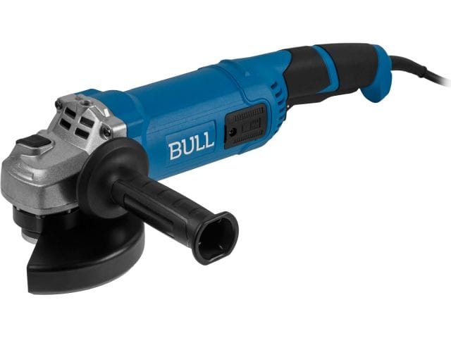 Двуручная углошлифмашина в кор. 150 мм, 1400 Вт, 8400 об/мин, пылезащ., 4м кабель (3.4 кг, М14) BULL WS 1501
