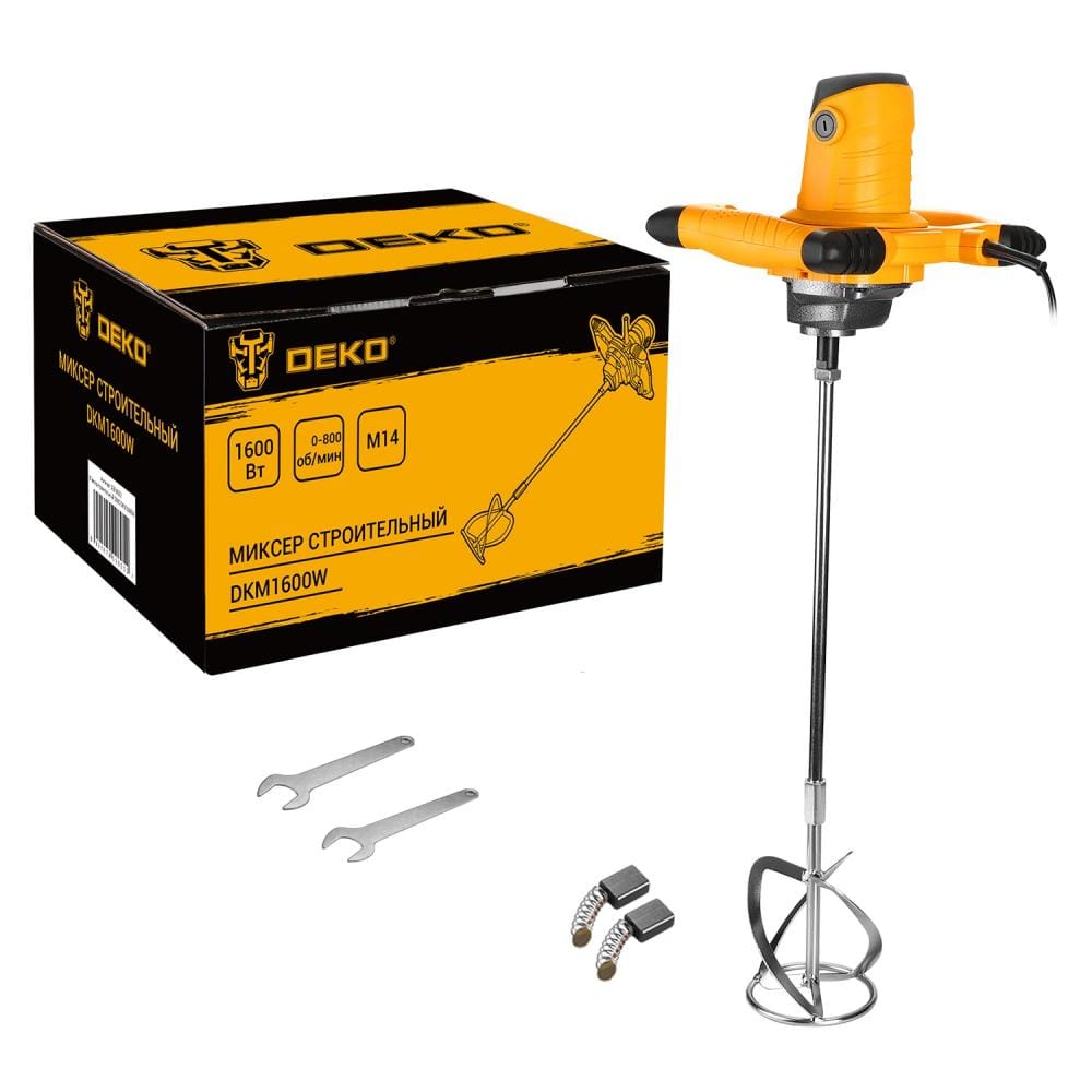 Миксер строительный DKM1600W Deko