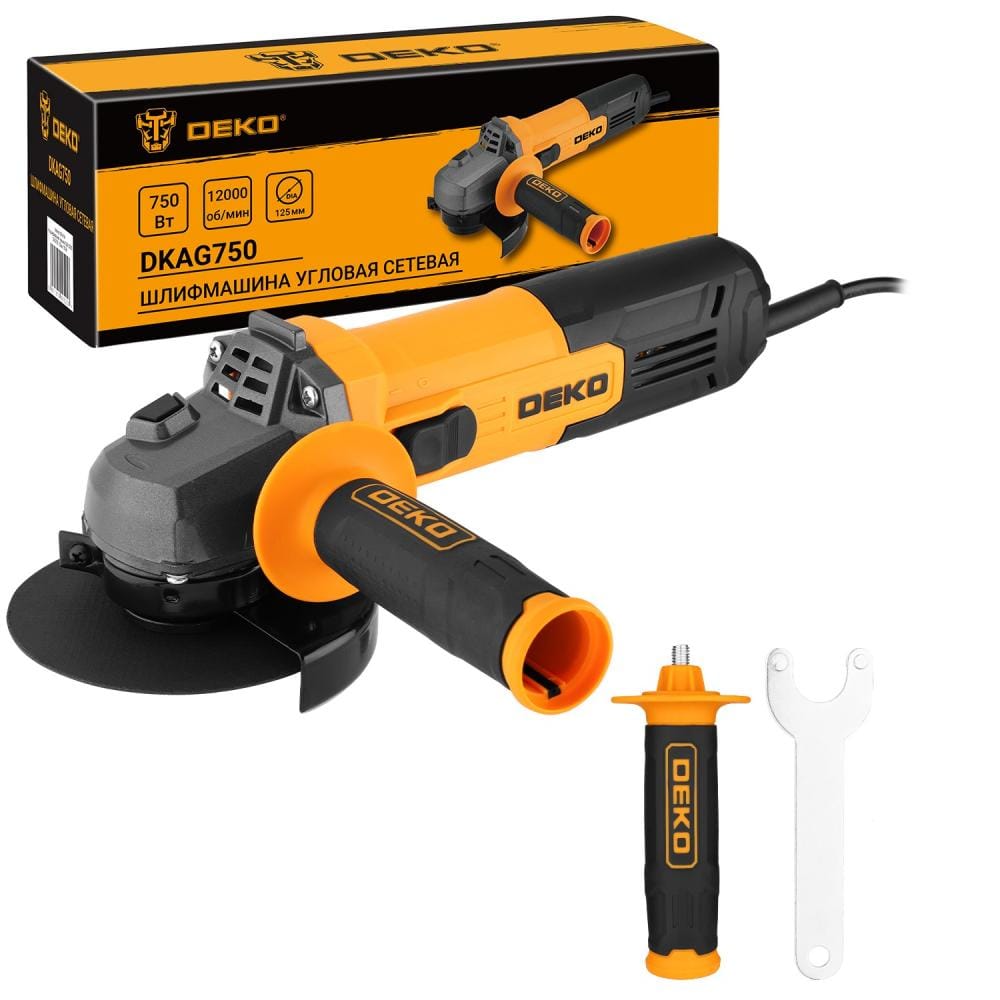 Углошлифмашина DEKO DKAG750 063-4164 Deko DKAG750 063-4164