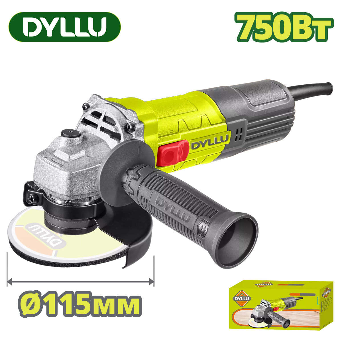 Углошлифмашина DTAG15711 DYLLU