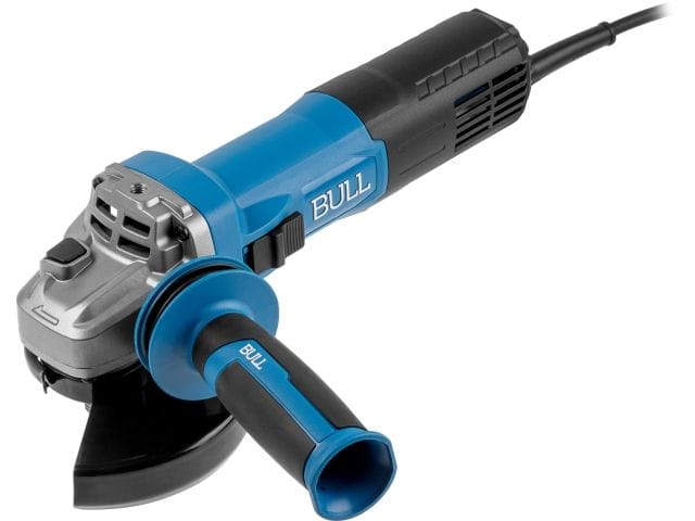 Одноручная углошлифмашина в кор. 125 мм, 1000 Вт, плав. пуск., рег. об, конст. эл. (3000 - 11 000 об/мин, защита от перегрузки) BULL WS 1211