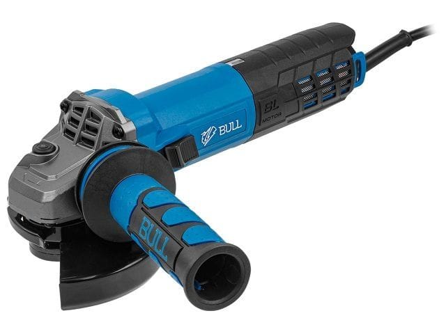 Одноручная углошлифмашина в кор. БЕСЩЕТ., 125 мм, 1600 Вт, плав. пуск., конст. эл., 4 м BULL WS 1216
